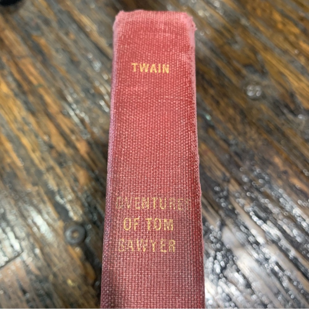 Vintage Antique Book Hardcover The Adventures of Tom Sawyer Mark Twain 1946